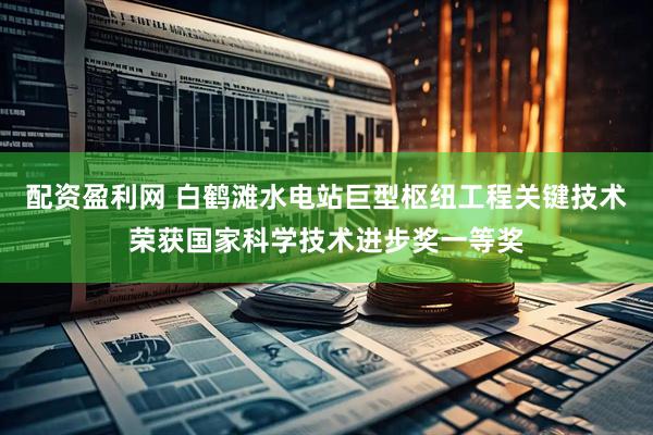 配资盈利网 白鹤滩水电站巨型枢纽工程关键技术荣获国家科学技术进步奖一等奖